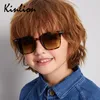 Rétro enfants lunettes De soleil carrées garçons filles Rectangle enfant en bas âge lunettes De soleil pour bébé lunettes lunettes Oculos Gafas De Sol