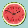 Wall Clocks Creative Fruit Style Clock Lime Modern Kitchen Watch Home Decor Living Room Tropical Art Timepieces