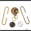 Sewing Notions Tools Apparel Drop Delivery 2021 1 Set Diy Vintage Metal Purse Frames C Shape Clasps Lock Coin Bag Accessory Xu9Pa