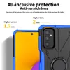 Magnetische metalen ringstandaard schokbestendige gevallen voor Samsung Galaxy M52 M62 F62 Ultra TPU Bumper Hard plastic beschermende achterkant