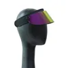 designer visor Summer fashion men039s and women039s sun hat latest design dazzle color transparent PVC high quality40605445797809325o