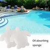 Accessoires de piscine, éponge filtrante de natation, aspiration d'huile, absorbant la crasse, pour piscines, baignoires, spas, outils de nettoyage, 10 pièces, 7658303