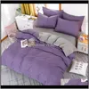 4PCS Set Luxury Queen Size Bed Sheets Barn Quilt Soft Complant Bomull för Girlboy Hnqis CS3FR