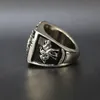 Religieuze Moslim Sword Crescent Shrine Ring Moon en Star Camel Freemason Masonic Shreiner Champion Championship Ringen Sieraden met Crystal Stones voor Mannen