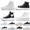 Converse Chuck Taylor All Star Move 부대의 남성 여성 플랫폼 신발 (1) 낮은 그림자 코럴 핑크 창백한 아이보리 배 흑백 오로라 스프루스 오라 아마 스케이트 보드 스포츠