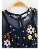 2020 meninas de bebê vestido de renda verão sem mangas floral impresso roupa infantil menina bonito menina crianças roupas para idade 2-8, cinza / azul Q0716