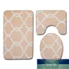 Bath Mats Microfiber Mat Anti-Slip Toilet Carpet Home Decoration U-Shaped Rug Absorbent Foot Set Shower Room Floor Mat1 Factory price expert design Quality Latest