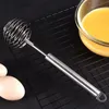 Mini Whisk Egg Beater Mixer Shaker Tools Stainless Steel Push Hands Whisks Stirrer Hand Eggs Beaters Home Kitchen Tool ZYY1073