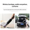 Portable Vacuum Hand-held High-power Wireless Wired Mini Vaccum Cleaner Car Household Dual-use Cleaning Tool
