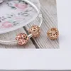 Fit Pandora Charm Armband Europäischen Silber Charms Rose Gold Herz Perlen DIY Schlange Kette Für Frauen Armreif Halskette Schmuck