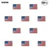 ABD bayrağı yaka pimi rozeti broş pimleri rozetleri 10 adet lot06092389