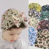 Cute Floral Prints Turban Soft Baby Boy Girl Knotbow Hat Bonnet Beanie Caps Children Kids Newborn Baby Headwear