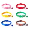 50 Stück/Set Polk Dot-Halsband mit Einstellbereich von 18–30 cm, Haustierglocken für Hunde und Katzen, zum Verzieren in zufälligen Farben