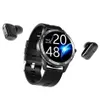 X6 Auricolari Smart Watch TWS Wireless Bluetooth Auricolari orologi 2 in 1 Controllo musicale Frequenza cardiaca Sport impermeabile Smartwatch con scatola al minuto