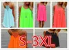 Candy color Women Beach dress Fluorescence 2022 summer Mini dress Sleeveless Hollow out Sexy Casual Female clothing Y220304
