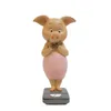 Everyday Collection Year Cute Pig Figurine Miniatuur Fairy Tuin Decoratie Hogar Ornamenten Thuis Bureau Decor Gift 211101