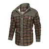 Qsuper Men's Warm Jacket Fleece Tjock Army Coat Autumn Winter Jacket Men Slim Fit Kläder Mänmärken Kläder 220124