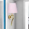 Lampa täcker nyanser 6st pleats lampskärm för bord stående lampor japansk stil pläterad kreativ skrivbord skugga sovrum