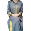 Tunn Sommar Kaftan Muslim Kvinnor Lång Klänning Islam Tryckt Dubai Abaya Turkiet Vintage Office Lady Femme Vestiods 2022 Maxiklänningar258g