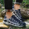 Mężczyźni Outdoor Aqua Upstream Buty Lato Kobiety Oddychające Wycieczki Trampki Anti-Slip Fishing Buty Wading Szybkie Buty Wody Suche Y0714