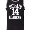 Nikivip Shipping من الولايات المتحدة Will Smith #14 The Fresh Prince of Bel Air Academy Movie Men Basketery Jersey All Sitched S-3XL High