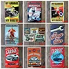 Metal Tin Signs Painting Sinclair Motor Oil Texaco poster home bar decor wall art pictures Vintage Garage Sign Man Cave RetroSigns 20X30cm WLL628