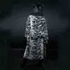 Manteau de fourrure d'imitation chaude motif de tigre sweat à capuche pour femme dessin animé peluche avec oreilles laine d'agneau 211207
