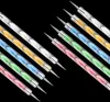 5pcs Two-Way Nail Dotting Pen Gel Polish Builder DIY NailArt Design Marbleizing Manicure Painting Drawing Tools Set