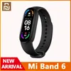 Original Xiaomi YouPin MI Band 6 Smart Wristband Amoled Blood Oxygen Fitness TRAKER Hjärtfrekvens Bluetooth Vattentät Armband Sex