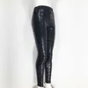 Colysmo Pantalones de Lentejuelas Mujer Pantalones Metálicos Brillantes Mujer Flaca Lápiz Elástico Cintura Alta 210527