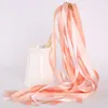 10Pcs/lot Color Ribbon Stick Wedding Supplies Wands Twirling Streamers Pull Flower Outdoor Wedding Party Decor Ribbon Stick