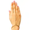 Bağlantı zinciri ha0103 moda metal el kadın zincirleri mücevher bilezik parmak üç renk Kent22