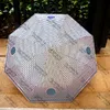耐久の光の傘流行に敏感な自動折りたたみデザイナーの高級傘最高品質の屋外旅行多機能の防風太陽傘