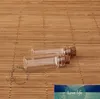 Promoción 50 unids / lote 3ml vidrio pequeño claro botella de corcho mini vial para la decoración de vacaciones de boda Decoración de madera Tapa de madera Ejemplo vacío Tarrar precio de fábrica experto diseño de calidad