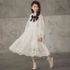 Barn tjej 10 12 år elegant fest jul lång klänning sequined prinsessa födelsedag boll kappa barn tonårskostym 211231