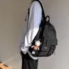 حقيبة الظهر الشباب بسيطة كلية الرياح المدرسية الذكور مدرسة الكورية المتوسطة الأولاد الأزياء الاتجاه