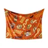 Blankets 2021 Blanket Halloween Witch Pumpkin Flannel Nap Office Sofa Plush