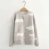 H.SA Kvinnor Vinter Kardigans Fall Koreansk Fashion Knitwear Tröja och Toppar Clouds Sweater Knit Coats Jersey Mujer Winter Tops 210716