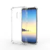 Casas de teléfono a prueba de golpes transparentes Acrílico PC Atrás TPU Funda híbrida para Samsung S9 Plus S7 Edge S8 Note 8 A8 J8 J7 J6 J4 J3