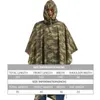 QIAN Impermeable Raincoats Women/Men Jungle Poncho Backpack Camouflage Coat Cycling Climbing Hiking Travel Cover 211025