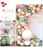 Set di palloncini Kit ghirlanda di palloncini verdi Catena di palloncini irregolare Decorazioni per feste di compleanno di Shea Baby Shower per bambini