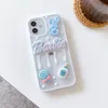 Cartoon Case Texture Cream Cream Candy Candy per iPhone 12 Mini 11 Pro XS Max 7 8 Plus SE 2 X XR Cover posteriore in silicone morbido2877895