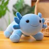 Kids Toy 30cm Plush Toys Cute Hexagon Stuffed Plush Animals Soft Pink Strawberry Lying Salamander Doll Pillow Cushion Gift Open Surprise Wholesale In Stock