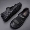 Sandals New Summer Men's Fashion Roman Handmade Casual Shoes Beach 220302