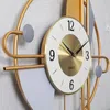 Wall Clocks Nordic Light Luxury Living Room Fashion Creative Watch Modern Swing Art Chinese Style Silent Decorative Clock