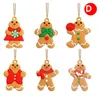Xmas Tree Pendant PVC Christmas decorations Gingerbread Man snowflake small pendants Holiday Decoration Props Ornaments T9I001601