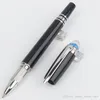 Limited Edition Blue Crystal Top School MountPoint или Rollerball Pen Business Office поставщик роскошные пишущие ручки