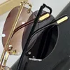 Солнцезащитные очки для мужчин и женщин в летнем стиле антильтравиолетовый ретро -тип яичной тарелки безрамные модные очки Случайная коробка 01241564799