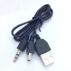 MINI 5PIN 5P MANNELIJKE NAAR USB2.0 + 3.5mm AUX-connector Oplaadkosten Audiokabel voor MP3 MP4 Bluetooth-luidspreker