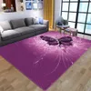 Dream Purple Butterfly pattern Carpets for Living room Bedroom Area Rugs Child Room Play Rug Cartoon 3D Printing Kids Game Mats 210626